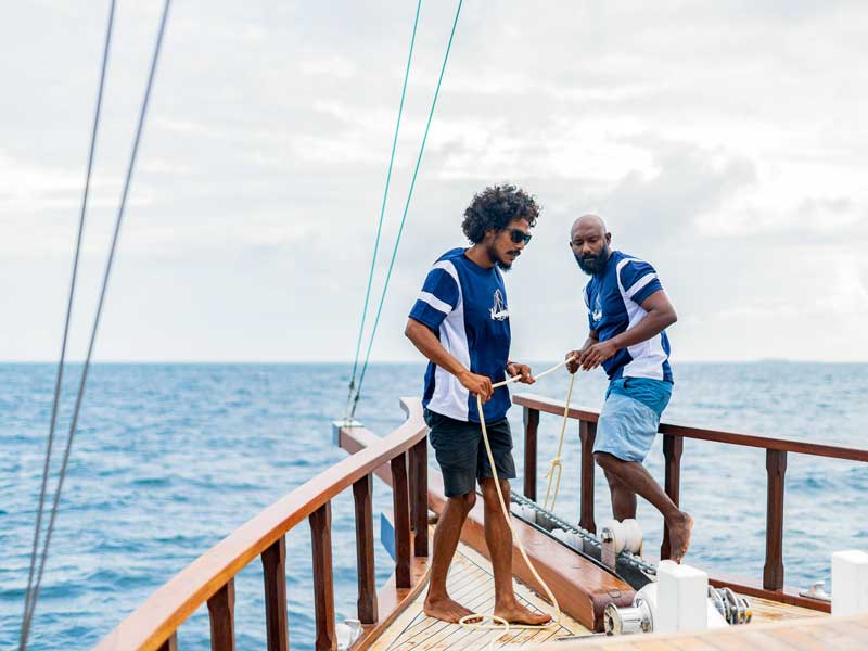 les marins du Kethi Maldives 